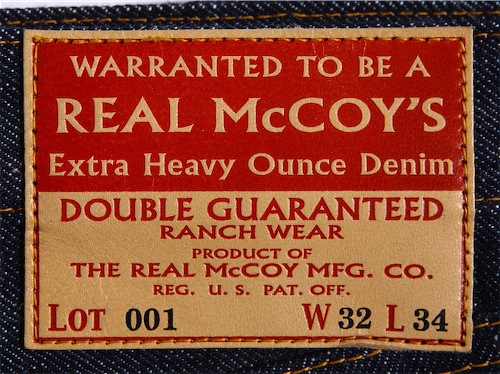 THE REAL McCOY'S REAL McCOYS Lot.001 MP9147