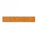 THE REAL McCOY'S LEATHER NAME PLATE [T.R.McCOY][MA8018]