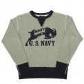 THE REAL McCOY'S 9oz MILITARY SWEAT / NAVY 52[MC9104]