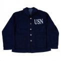 THE REAL McCOY'S USN DENIM JACKET [USN ANCHOR] [MJ9008]