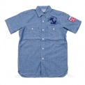 The REAL MCCOY'S 豊岡店 CHAMBRAY UNIFORM SHIRTS [LONGSHOREMAN] [MS9014]