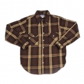 トップス CHECK FLANNEL WORK SHIRTS [BLOCK HOUSE] [MS8112]