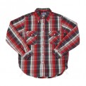 トップス CHECK FLANNEL WORK SHIRTS [WEST COAST][MS7107]