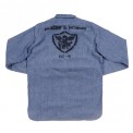 The REAL MCCOY'S 豊岡店 NAVY CHAMBRAY SHIRT [VC-4 DEACON'S DEMONS][MS8105]
