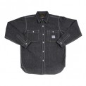 トップス TWIST CHAMBRAY SERVICEMAN SHIRTS[MS8115]