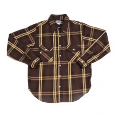 CHECK FLANNEL WORK SHIRTS [BLOCK HOUSE] [MS8112]