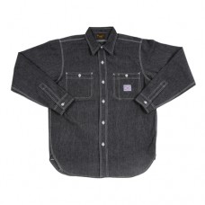 TWIST CHAMBRAY SERVICEMAN SHIRTS[MS8115]