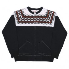 SNOW PATTERN FULL ZIP SWEAT[MC9111]